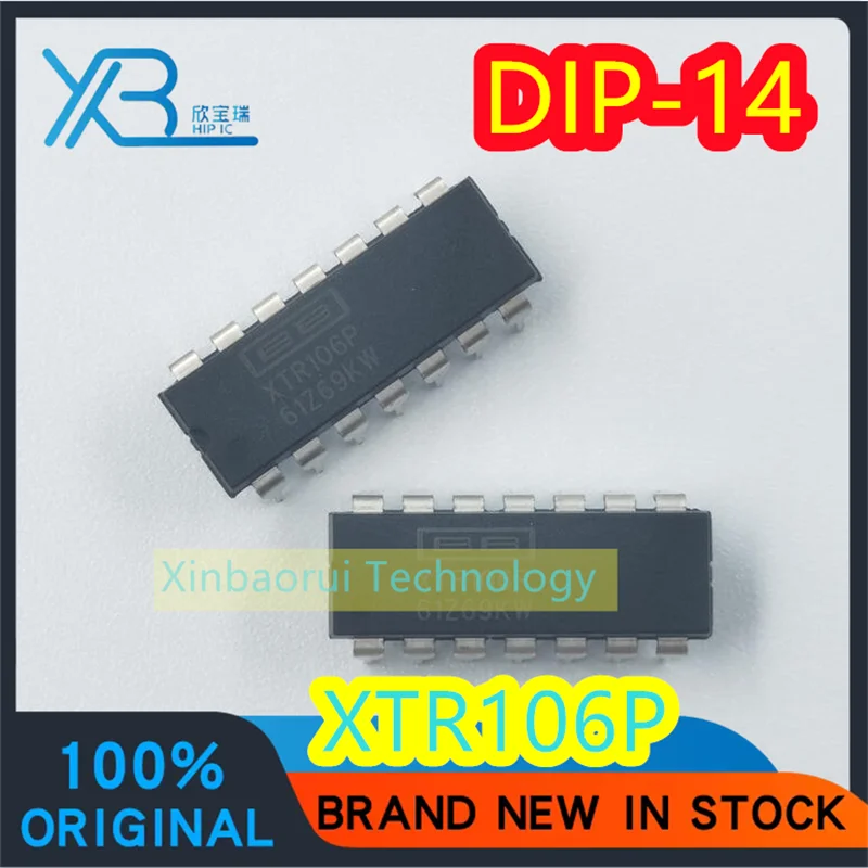 (1/20pieces) XTR106P XTR106A XTR106 DIP-14 Current Transmitter Sensor and Detector IC 100% Brand New Electronics