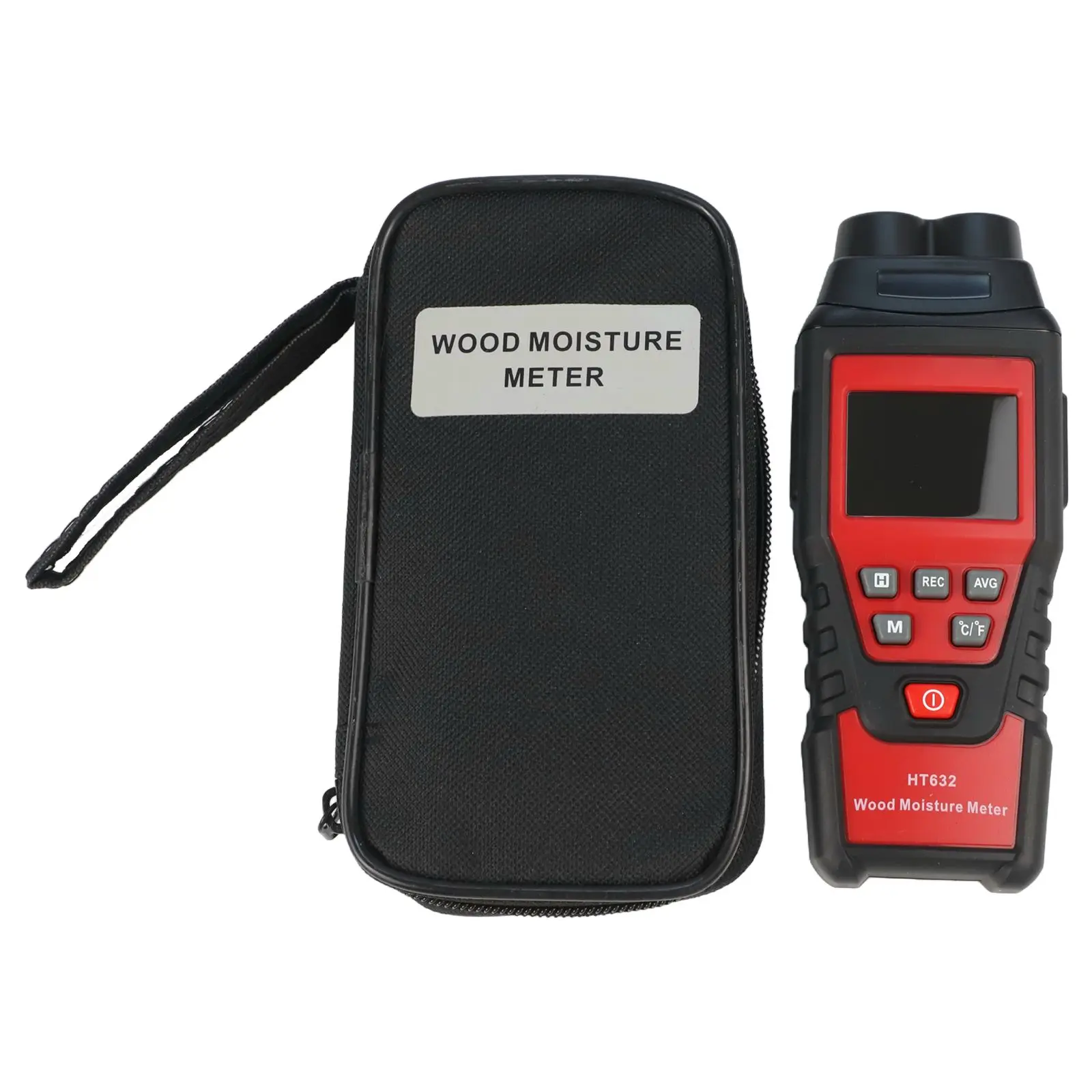 

HT632 Digital Wood MoistureTester For Measuring Wood,Building Materials Moisture Test, Measurement Inspection Test Tools