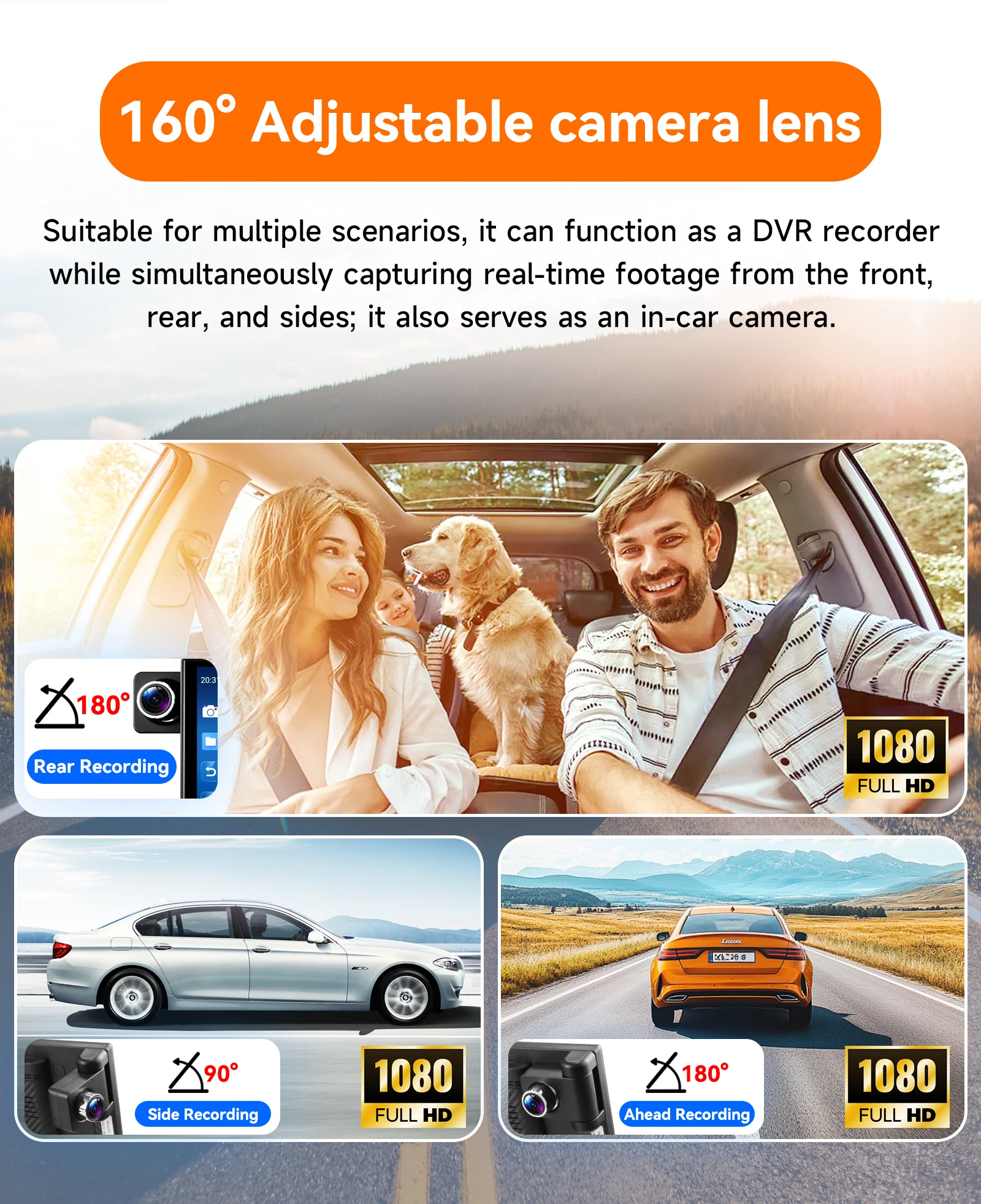 Hizpo 11,4" HD Tragbarer Autoradio Universal Android 14, Auto-Multimedia-GPS-Player, kabellos, Apple Carplay, Android Auto, Bluetooth – Detail 7