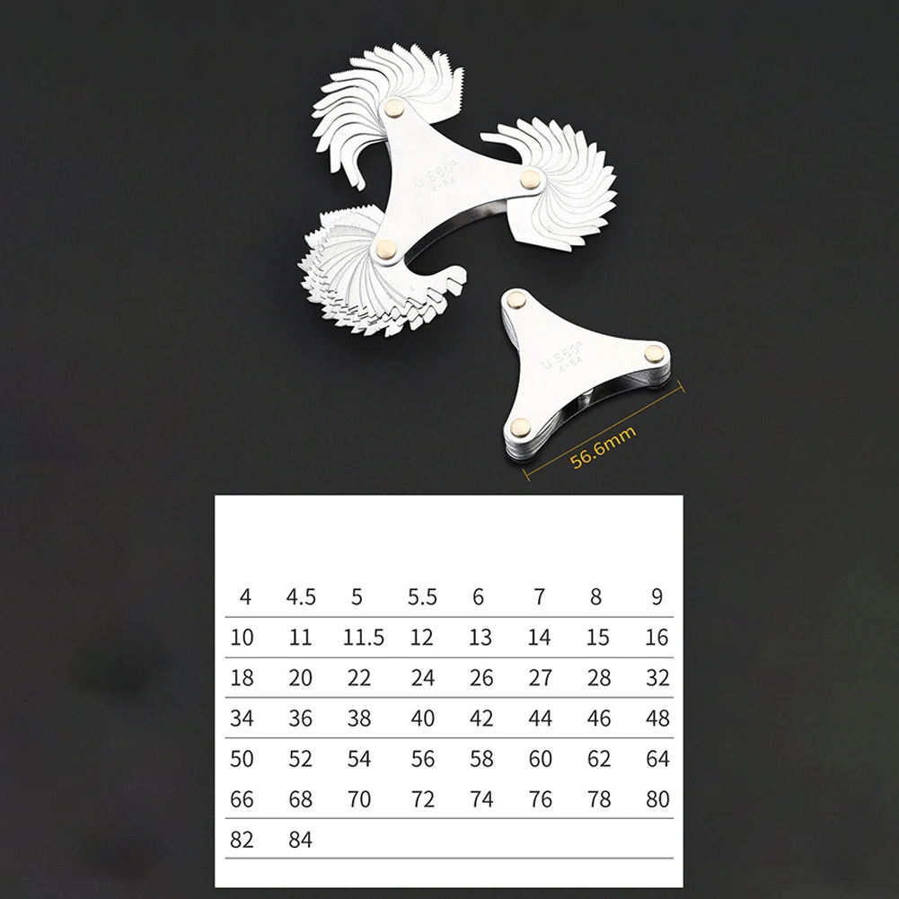 Pitch Gauges Thread Gauge Spare Parts Accessories Gage Measuring Hot Sale Metric Inch SAE Replacement Screw Caliper