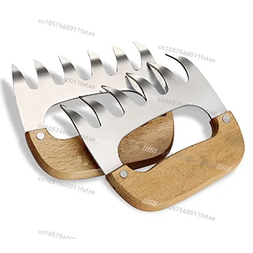 BBQ Fork, Meat Splitter, New Kitchen Utensils, Food Fork, Meat Splitter, Wood/silicone Handle