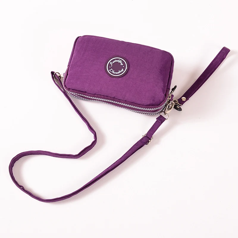 Fashion Zipper Phone Wallet Crossbody, Travel 3-in-1 Zipper Wallet