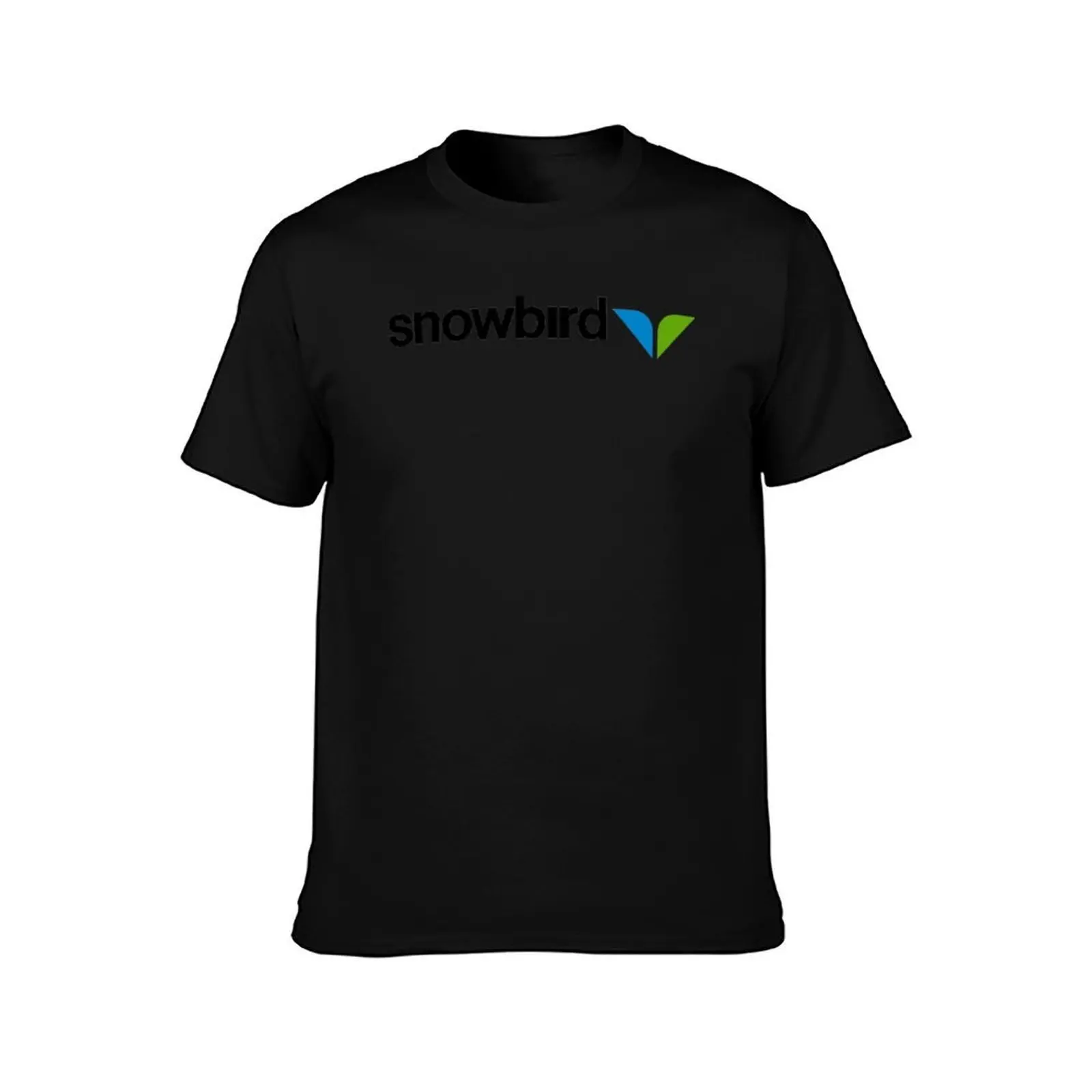 Snowbird T-Shirt, Summer Casual Cotton Tee, Oversized Streetwear Tops, Vintage Graphic Print, Loose Fit Short Sleeve