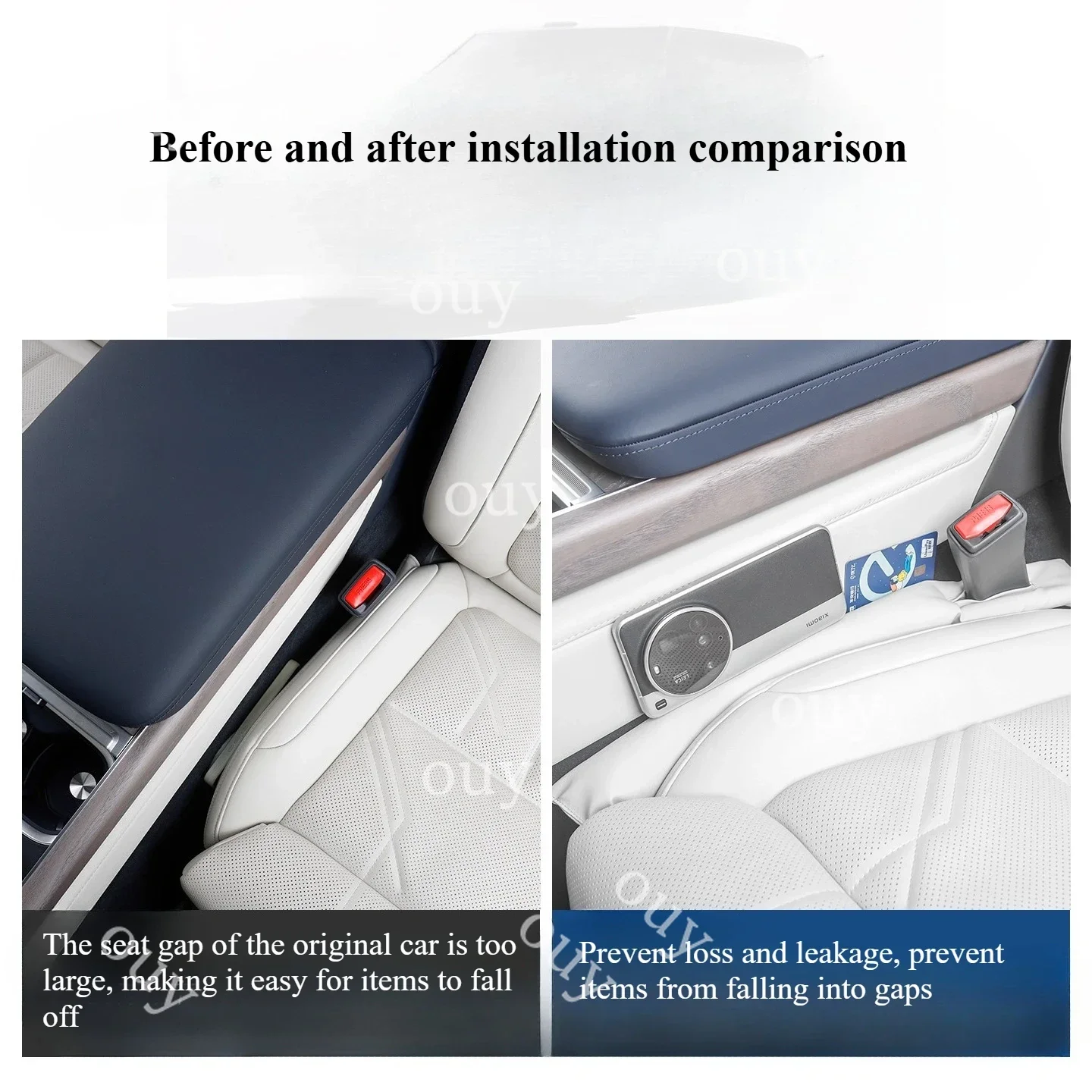 Fit for Zeekr 9X Seat gap plug strip interior gap leak proof plug strip durable interior modification accessories