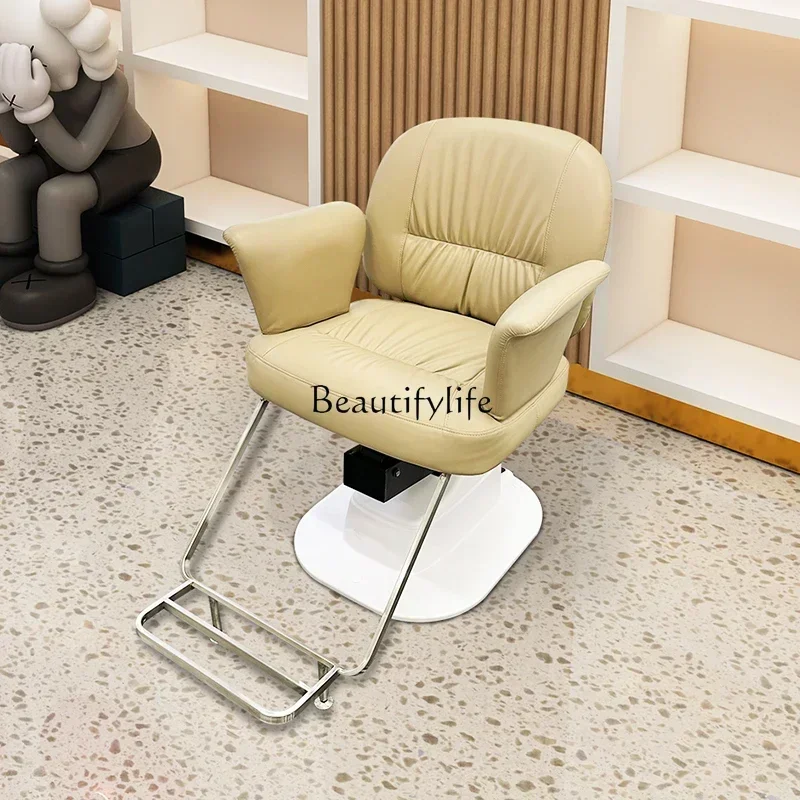 

Barber Shop Electric Lifting Chair for Hair Salon Fashion Simple Modern Hairdressing Chair