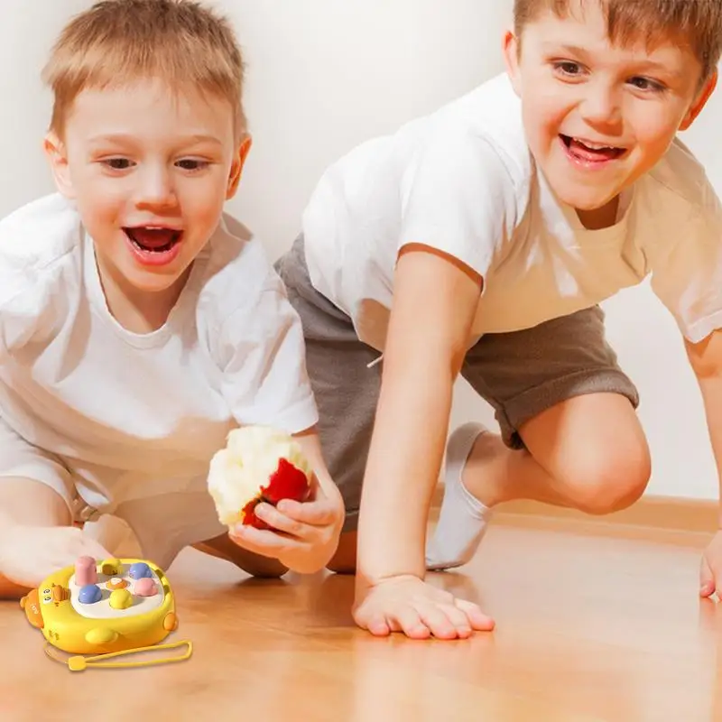 Mini jeu de mémoire coule de hamster pour enfants, coloré et amusant, jouet Fidget, fournitures de jouets de frappe, jeu de taupe