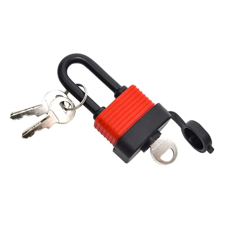 1set Waterproof Padlocks With Keys Door Security Padlock Anti-Theft Heavy Duty Courtyard Safety Locks Rust Proof Door Hardware