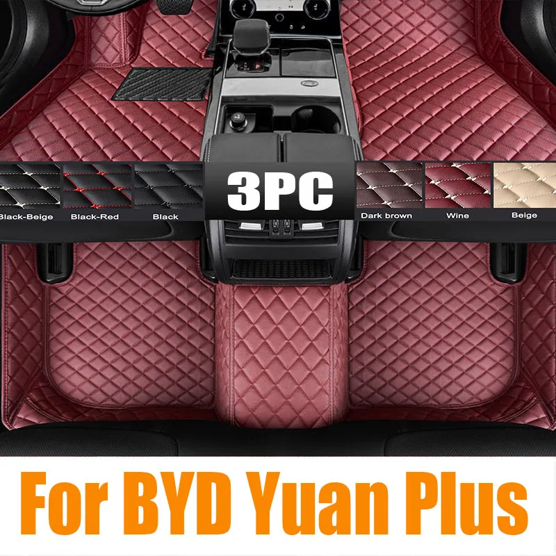 

Car Trunk Storage Mats For BYD Yuan Plus Atto 3 2022 2023 2024 TPE Dirt-resistant Rear Trunk Pads Covers Carpet Auto Accessories