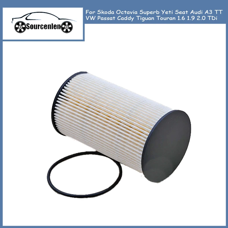 

Fuel Filter 3C0127177 3C0127434 For Skoda Octavia Superb Yeti Seat Audi A3 TT VW Passat Caddy Tiguan Touran 1.6 1.9 2.0 TDi