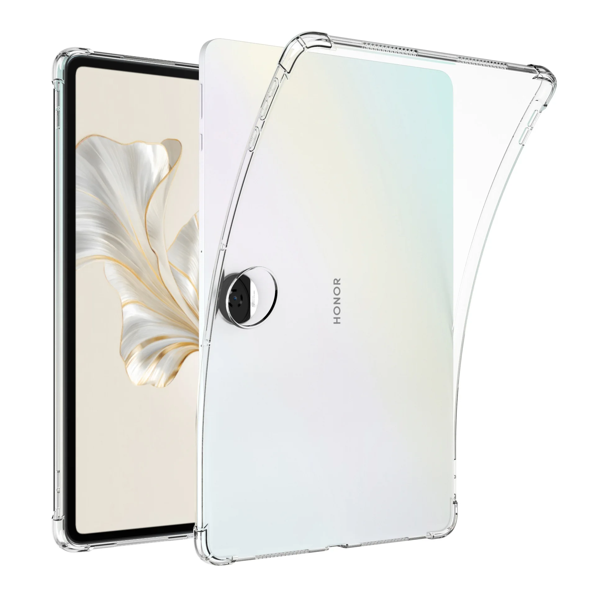 

For HONOR Pad 9 12.1 inch 2024 Airbags Soft TPU Case Clear Cover for Huawei Pad 12.1" HEY2-W09 Transparent Silicon Tablet Cover