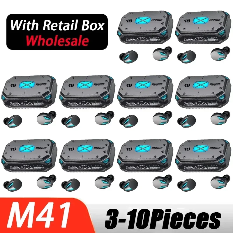 M41 Bluetooth Earphones Smart Headphones Wireless Headset HiFi Earbuds Sport Display TWS Fones Suit Bluetooth Watch Phone PK X15