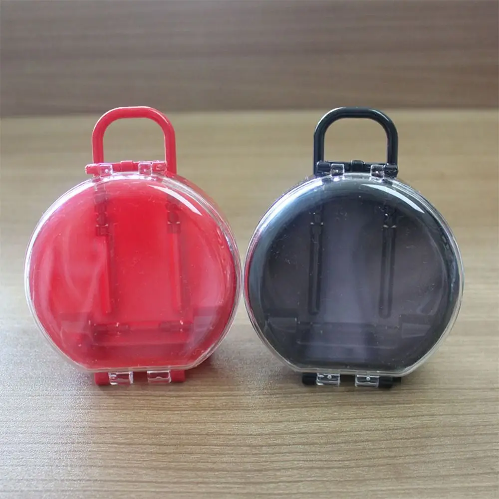 أزياء دمية الديكور حقيبة صغيرة البلاستيك الشفاف مصغرة حقيبة صغيرة دمى الملحقات #4