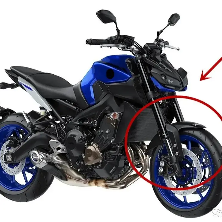 Motorcycle Front Tire Wheel Fender Mudguard Fairing For Yamaha MT09 MT-09 FZ09 FZ-09 2014-2020 ABS Carbon Paint Splash Mud Guard