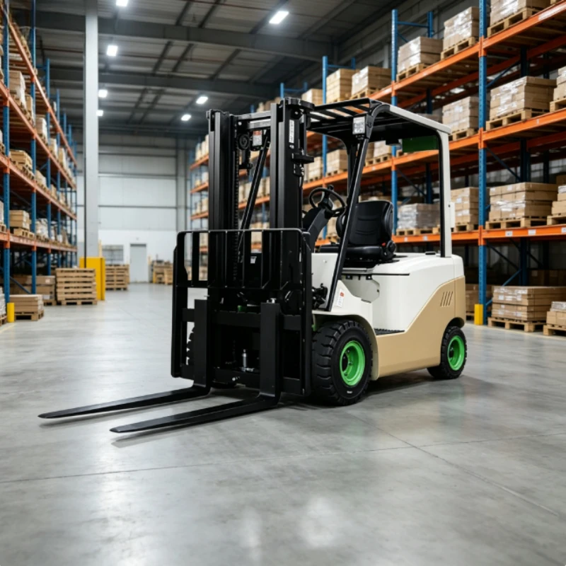 Lead Acid Low Maintenance 1.5 Ton 4 Wheel Counterbalance Electric Forklift Stable Long-life Retail Storage Truck