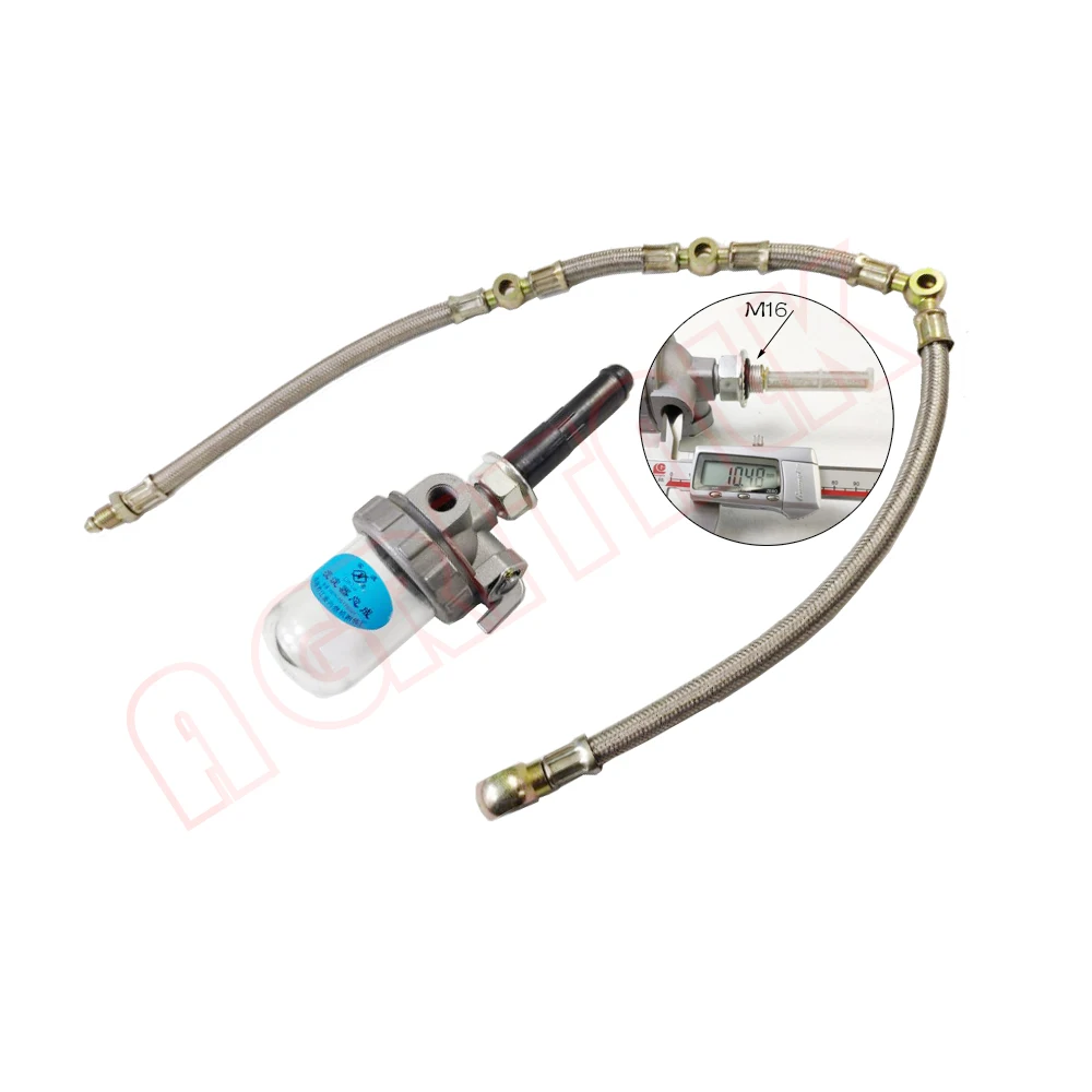 Sedimento do combustível com tubulação do retorno do combustível, para o trator 20-28HP de Jinma, série com Y380T / Y385T, número da peça: 250.50.020