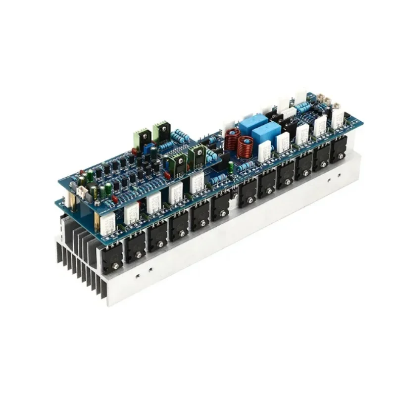 AB1000D Dual‑Channel HIFI Power Amplifier Board 1000W*2 1943 5200 Stereo Audio Amp Module Stage DIY Speaker Upgrade Board