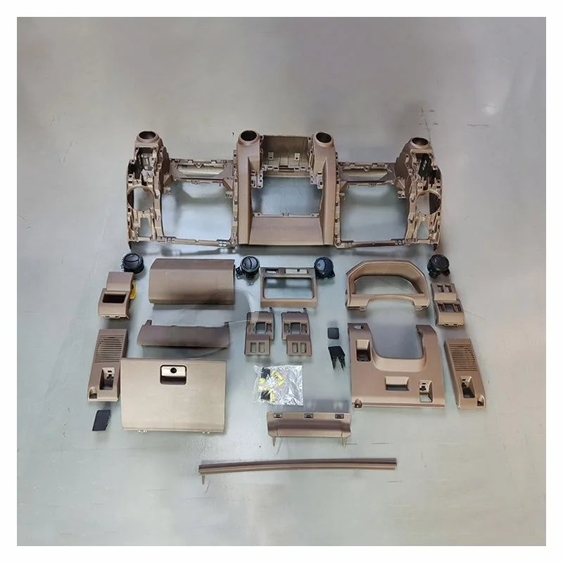 لاند كروزر 70 سلسلة LC76 LC79 استبدال سيارة مركز وحدة التحكم غطاء لوحة القيادة داش يغطي #4