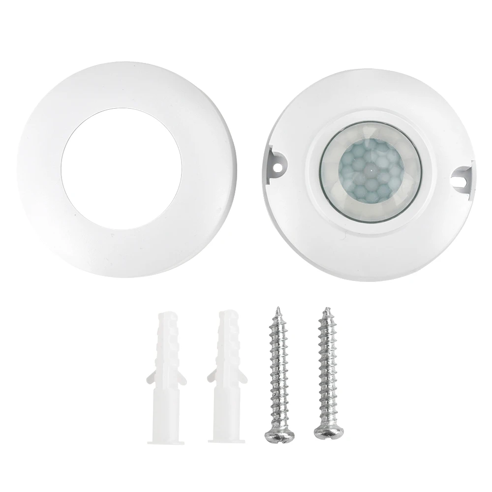 AC 220-240V LED Infrared Motion Sensor Detection Automatic Sensor Light Switch 360 PIR Motion Human Body Detector Lamp Switch