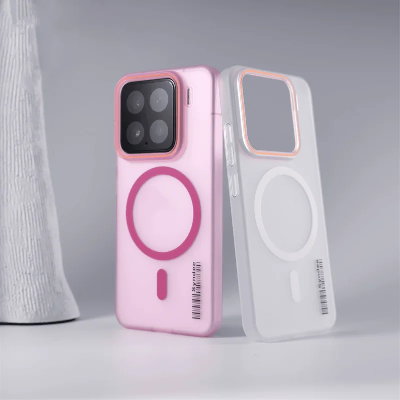 Frosted Mist Wireless Charging Magnetic Phone Case For Xiaomi Mi 15 Pro Mi 14 Mi 13 Ultrathin Matte Protection Hard PC Cover