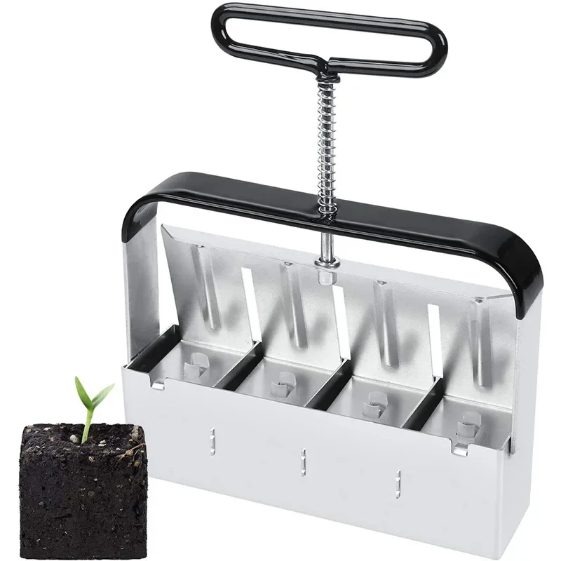 Durable Dibbers Soil Blocker, Manual Clod Maker Garden Tool Hole Punch Garden Tool Garden Hand Tools