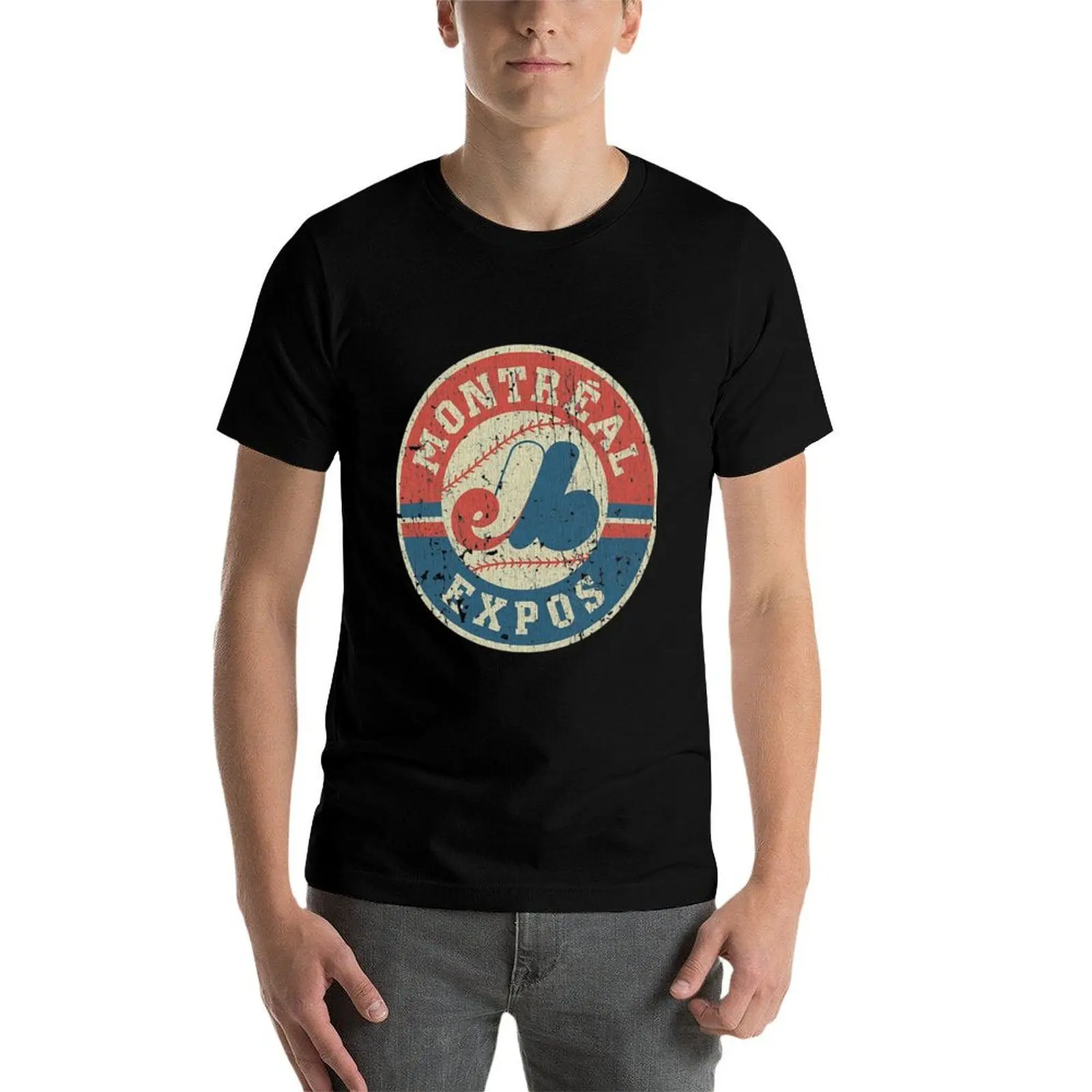 Montreal Expos T-Shirt funny t shirts dark humor man t shirt cotton T-Shirt