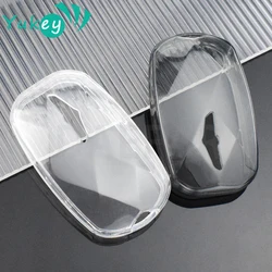 Transparent Car Key Case Cover Auto Shell Fob Holder for Hyundai Genesis GV60 GV90 G90 G70 G80 EQ900 Protector Accessories
