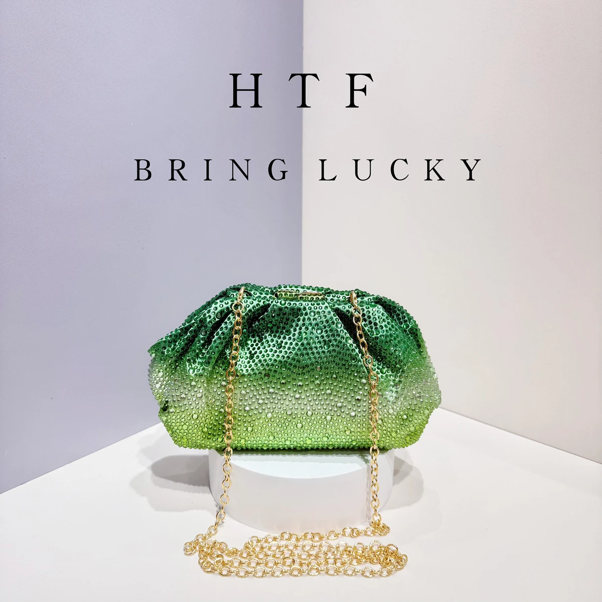 

Handle Rhinestones Diamond Evening Clutch Bag Women Handbag Wedding Party Bling Bucket Purse Shoulder Bag Holiday For Lady Bag