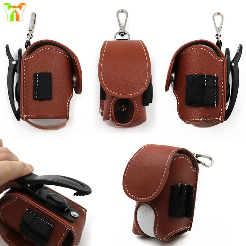 في الهواء الطلق كرة جولف حقيبة الخصر شنقا ممارسة الغولف الكرة حقيبة صغيرة ملونة جولف تخزين الكرة كم حزمة مراوح