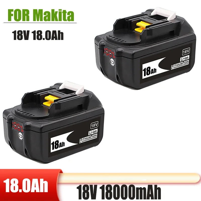 

Сменный аккумулятор BL1850 18 в 5000 Ач для электроинструмента Makita, мАч, BL1840, BL1860, аккумулятор со стандартным дисплеем мощности 18 в, 5 А