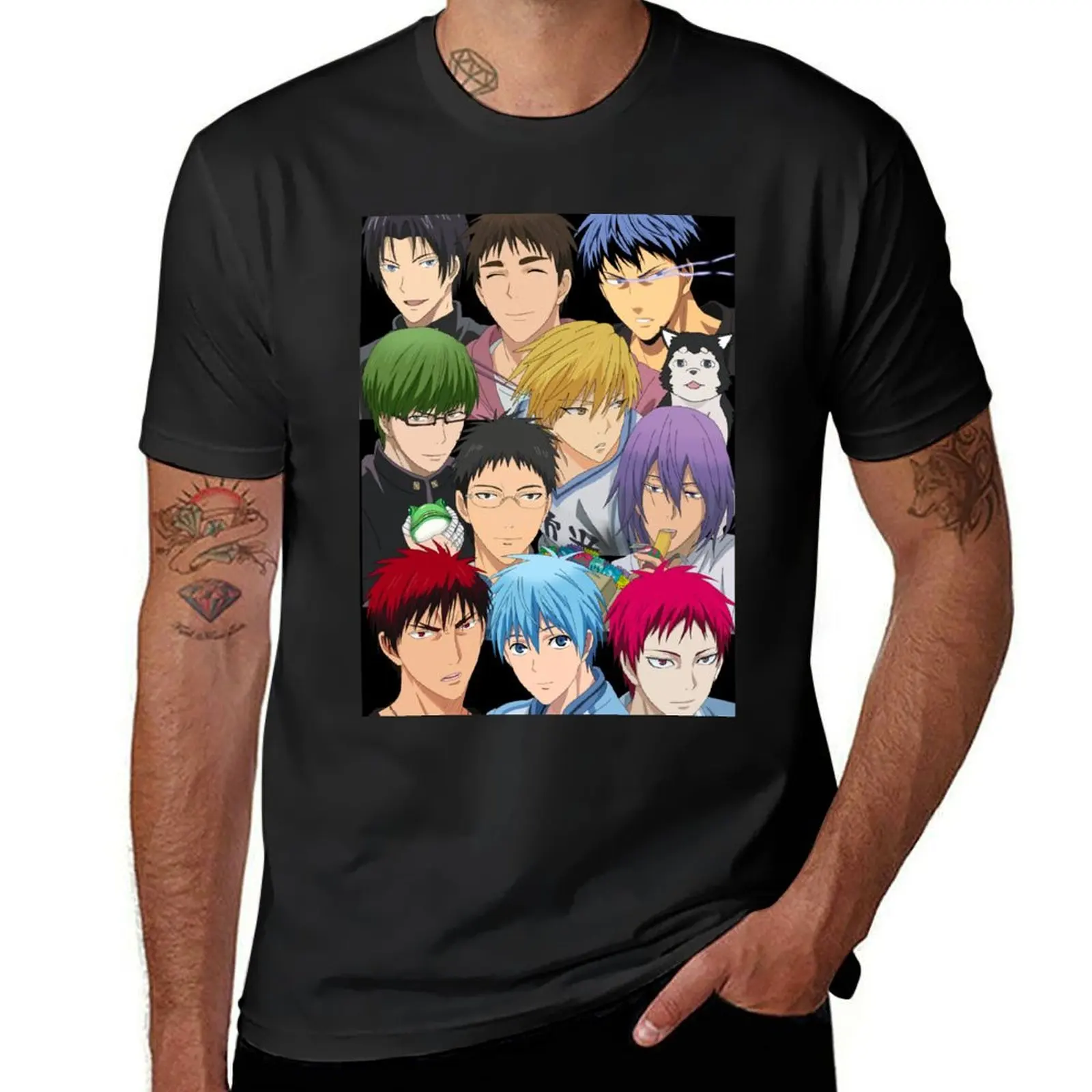 Kuroko’s basket montage T-Shirt quick-drying kawaii clothes summer clothes mens graphic t-shirts anime