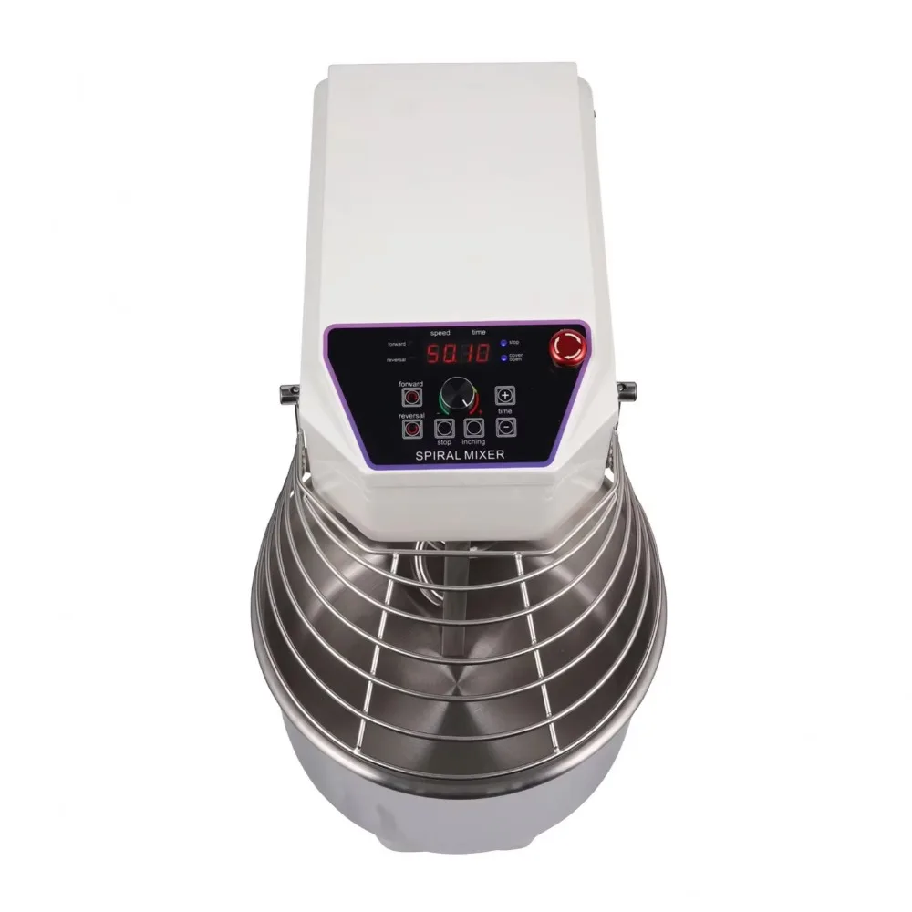 15L Commercial Dough Mixer 110V 220V Spiral Dough Mixing Machine for Bakery Bread Pizza view 2