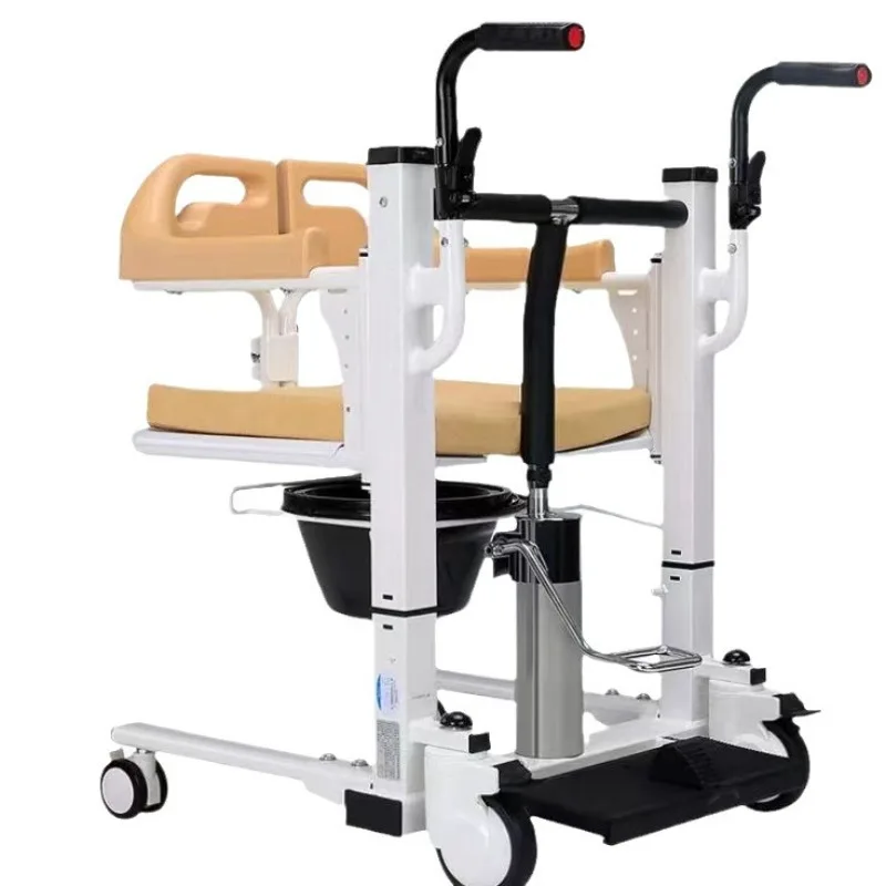 Bedridden elderly care lifter, multi-functional toilet lifter, bath chair, hydraulic lift lifter