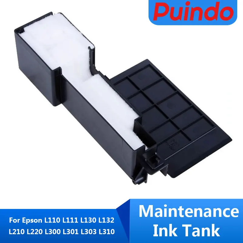 Tanque de tinta de mantenimiento para Epson, esponja de depósito de tinta de desecho, para L110, L111, L130, L132, L210, L220, L300, L301, L303, L310, L 1577649, 10 unidades, 313