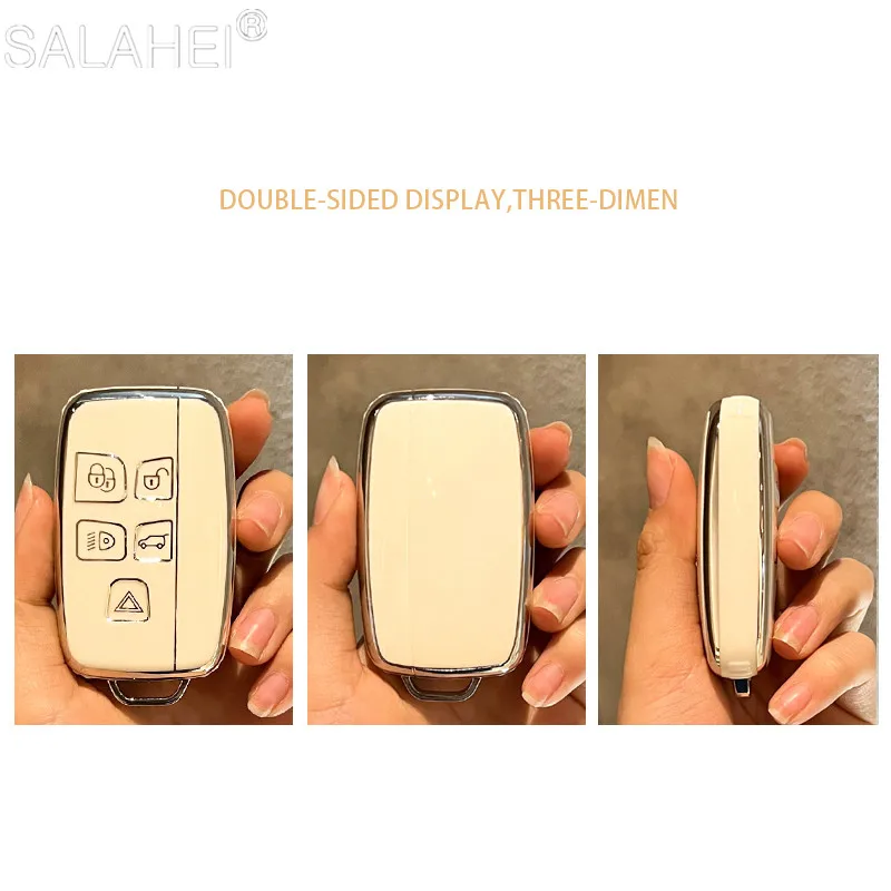 TPU Car Key Case Cover Shell for Land Rover Range Rover Sport Evoque Freelander Velar Discovery 5 For Jaguar XF XJ XE XJL E-Pace