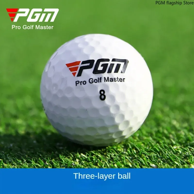 

PGM 10PCS Genuine Golf Ball, Three-layer, Regular Game Balls, Practice Balls Q002