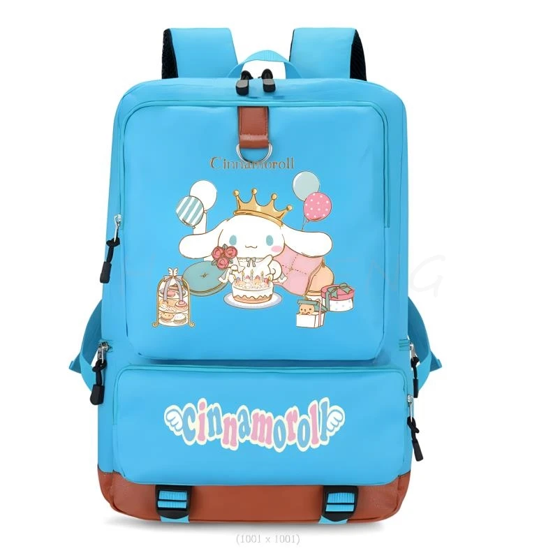 Hot Sanrio Cinnamoroll Backpack Student School Shoulder Bag Business Multifunctional Large Capacity Computer Bag Travel Backpack