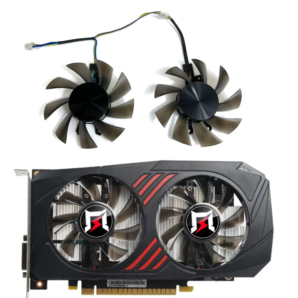 

75MM 4PIN Gainward GTX 1050、GTX 1060 Fan, For Gainward P106-100、Gainward GTX 1060、GTX 1050TI、GTX 1050 Video Card Cooling Fan