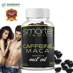 Caffeine Extract Supplement with Coconut MCT Oil and Maca Root Premium Formula