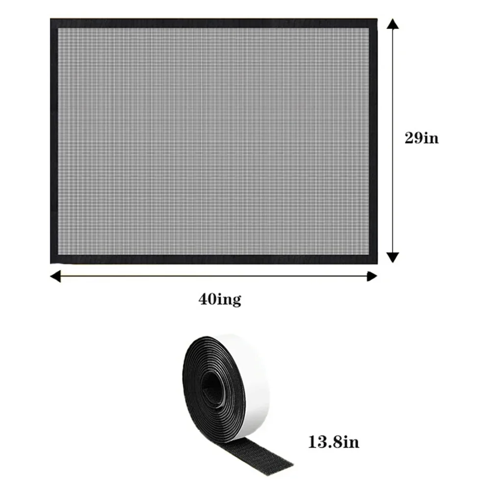 

Fireplace Screen Mesh Cover Baby Proof Barrier Guard Pet Proof Superior Grip Quality Materials Dense Grid Design