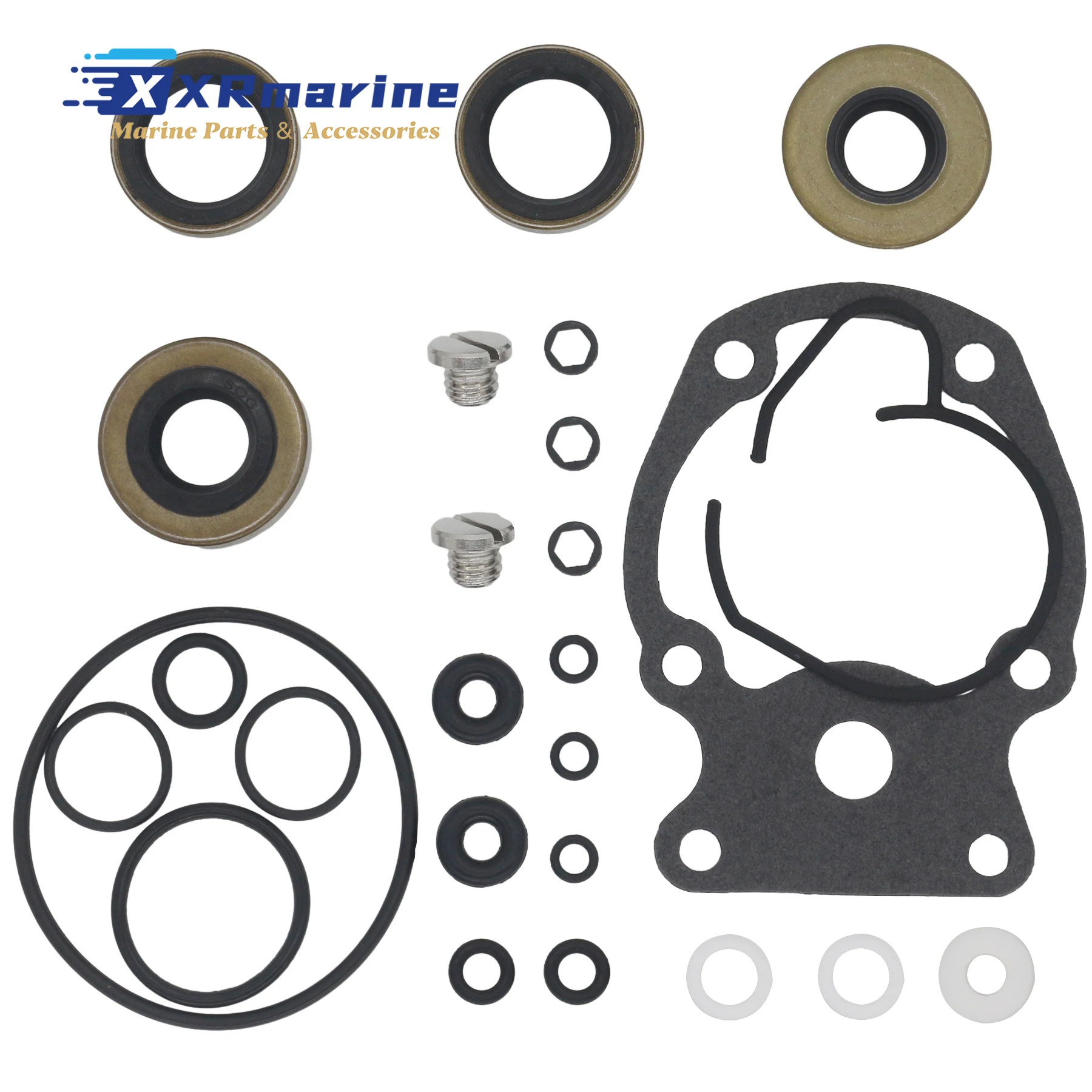 

Комплект уплотнений нижнего редуктора 5007987, совместимый с подвесными моторами Johnson Evinrude 2-цилиндровые E-TEC 15HP, 25HP, 30HP, заменяет 5007987
