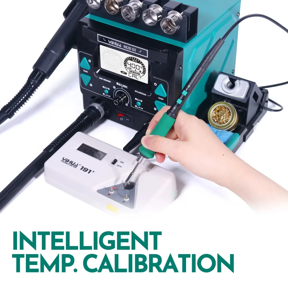 

YIHUA 992D-III One-Button Cool/Hot Air Conversion Soldering Station 1220W Power