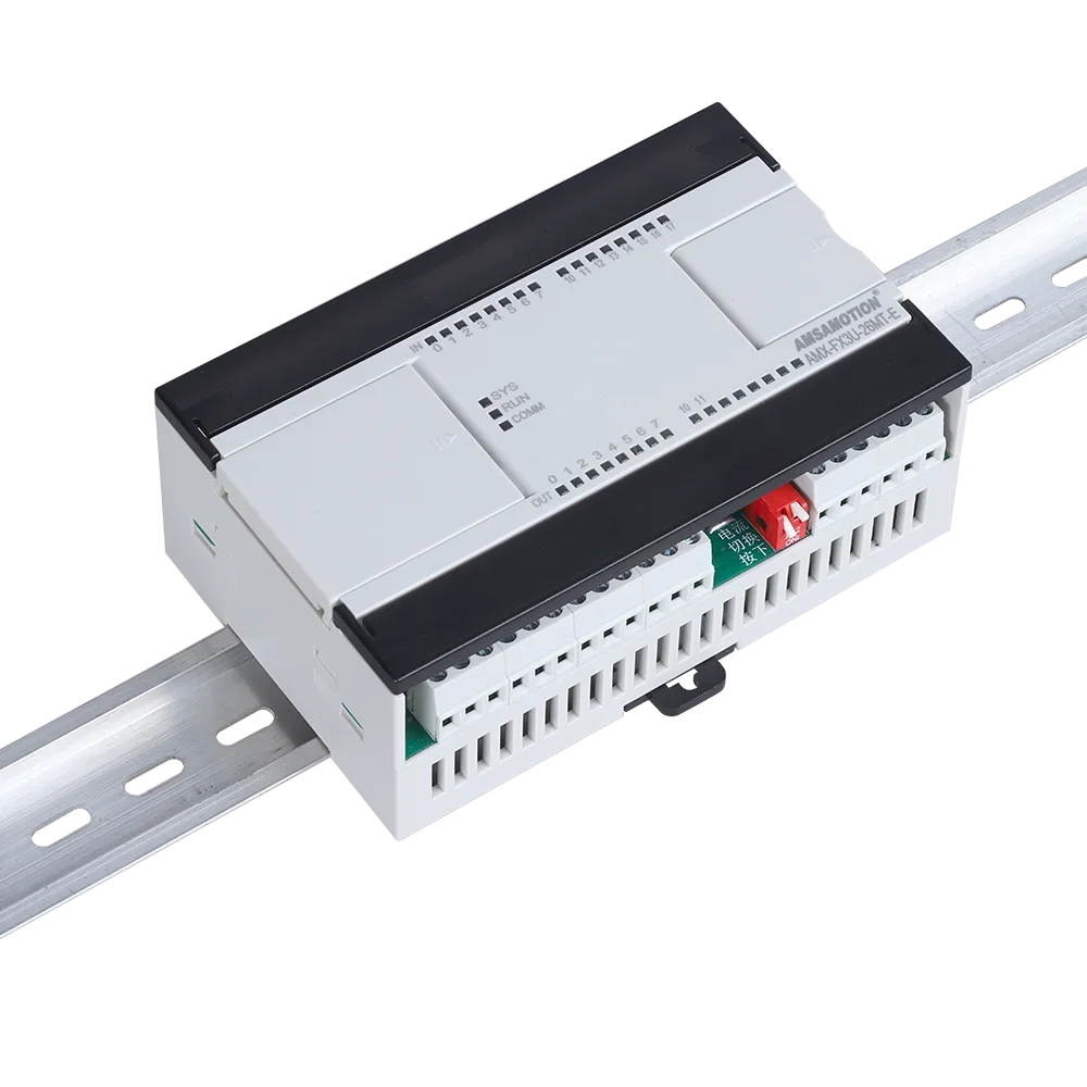 Imagem -05 - Porta Ethernet Plc para Mitsubishi Controlador Lógico Programável Fx3u Fx3u-m26mr mt Analógico 4i2o