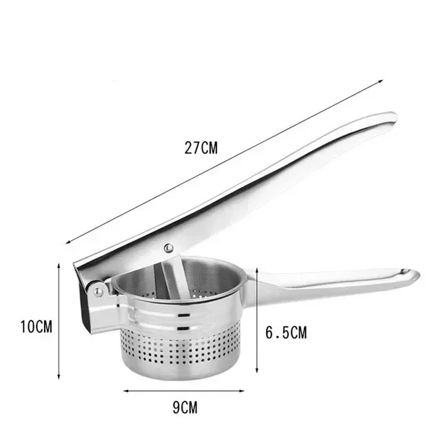 Masher RicerPress 으깬 감자 스테인레스 스틸 분쇄 퓌레 과일 야채 SqueezerJuicer 프레스 메이커 주방 도구