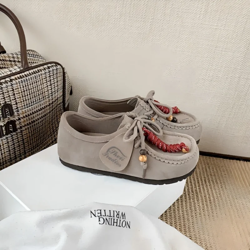 

fashion women's Loafers Retro Casual Flat Shoes for women Comfortable breathable Full-Coverage trend women's shoes zapatos mujer