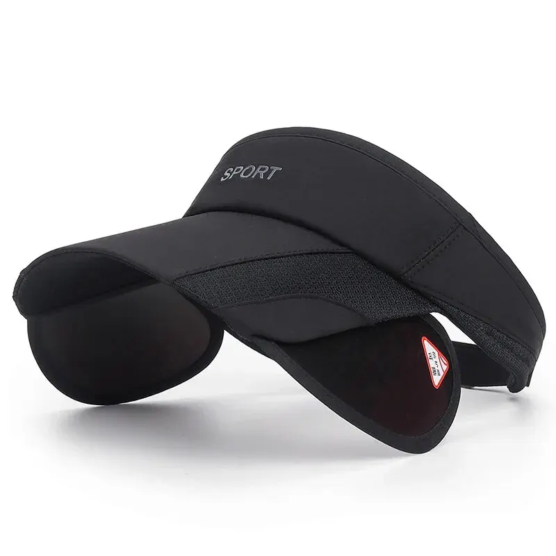 Nieuwe Zomer Outdoor Sport Casual Sport Lege Cap Heren Vissen Verbrede Uittrekbare Rand Zonnescherm Zonbescherming Hoed Dames