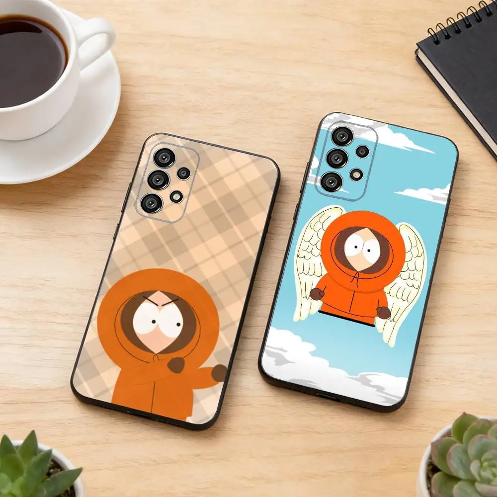 

S-south P-park K-kenny Phone Case For Samsung S25,S24,S21,S22,S23,S30,Ultra,S20,Plus,Fe,Lite,Note,10,Black Cover