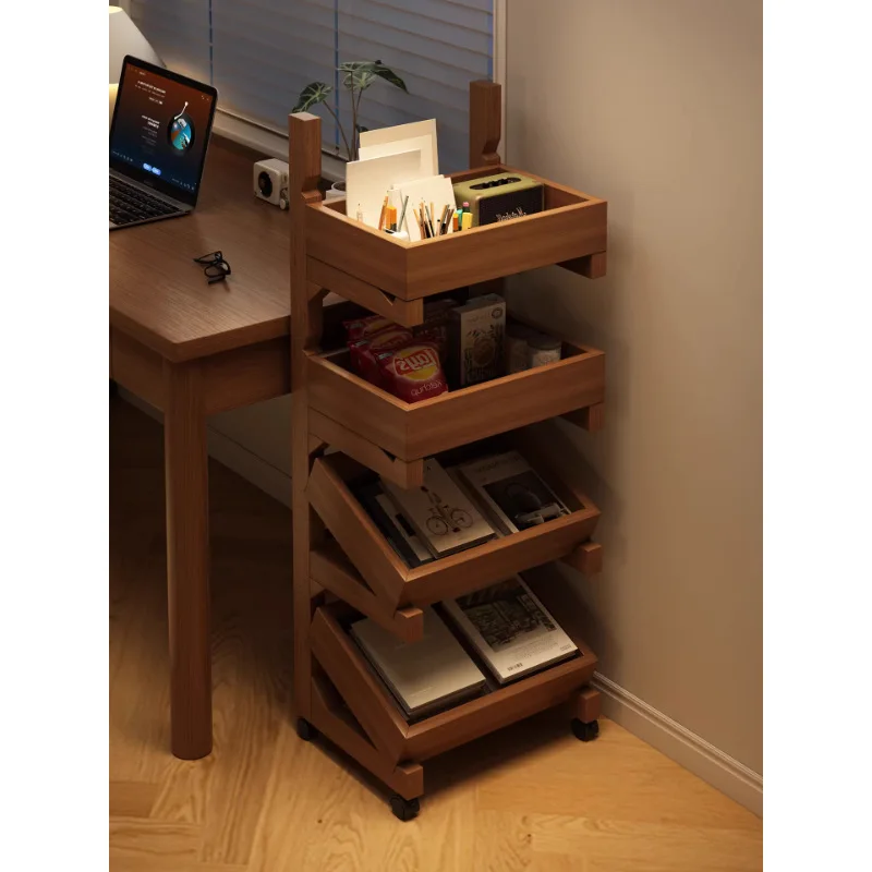 

Bookshelf integrated wall removable shelf floor storage rack rental room student home simple small bookcase