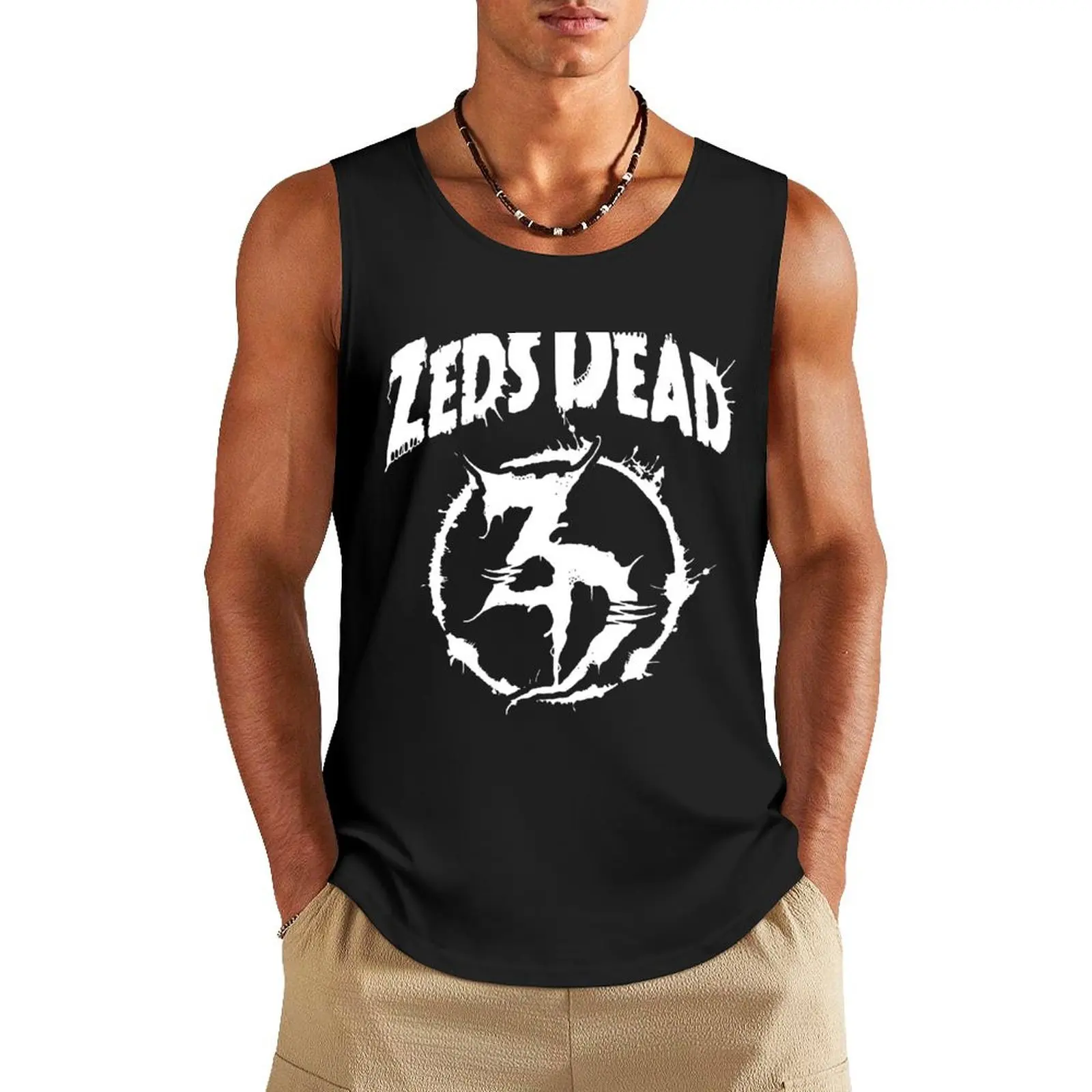 Zeds Dead Tank Top Men's summer t-shirt Men's cotton t-shirt bodybuilding