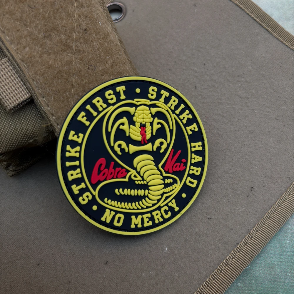 كوبرا بولي كلوريد الفينيل التصحيح التكتيكية سترة/حبال شارة ملصق التصحيح بولي كلوريد الفينيل هوك ثابت دعم المعنويات التصحيح ظهره التصحيح الملابس التصحيح لينة المطاط #3