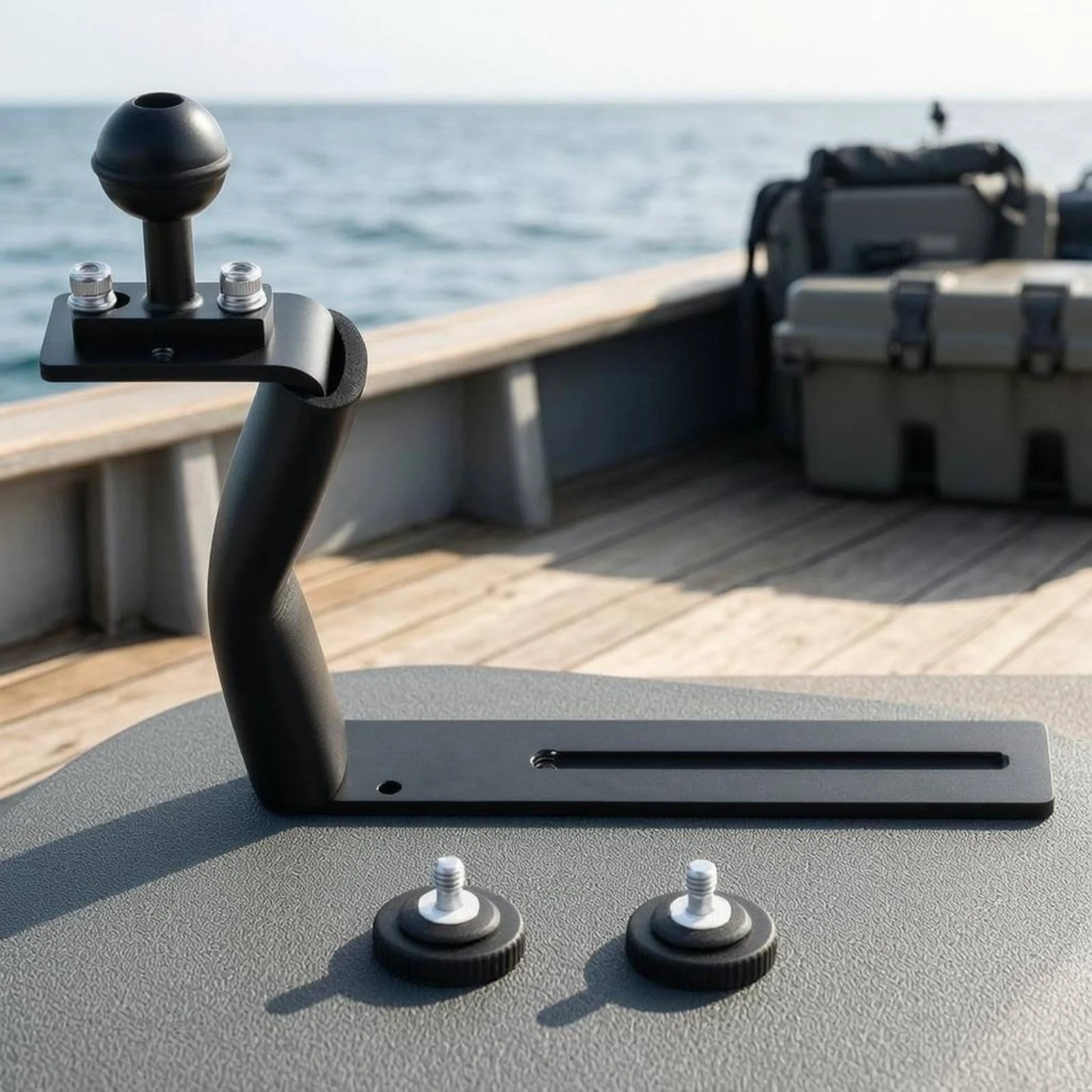 Picture 6: Underwater Camera Tray Bracket Aluminum Alloy Z-Shaped Camera Grip Bracket Underwater Tray Handle Knurled Knobs 1/4-Inch Thread